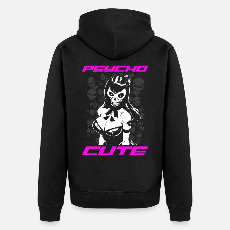 PSYCHO MIGNON - Veste à capuche bio Premium Unisexe - noir
