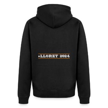 Lloret De Mar 2024 - Veste à capuche bio Premium Unisexe - noir - Dos - Nico (187cm)