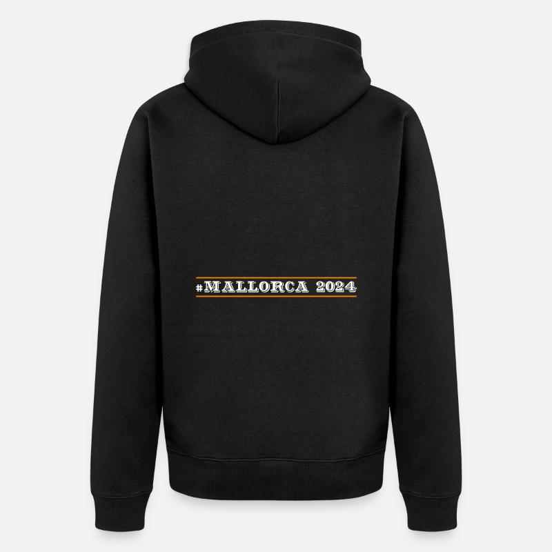 Majorque 2024 - Veste à capuche bio Premium Unisexe - noir