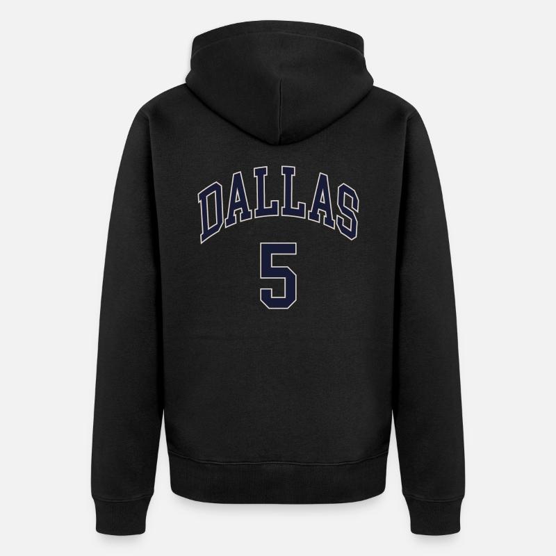 Dallas 5 - Veste à capuche bio Premium Unisexe - noir