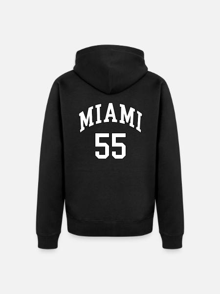 Miami 55 - Unisex Premium Organic Zip Hoodie - black