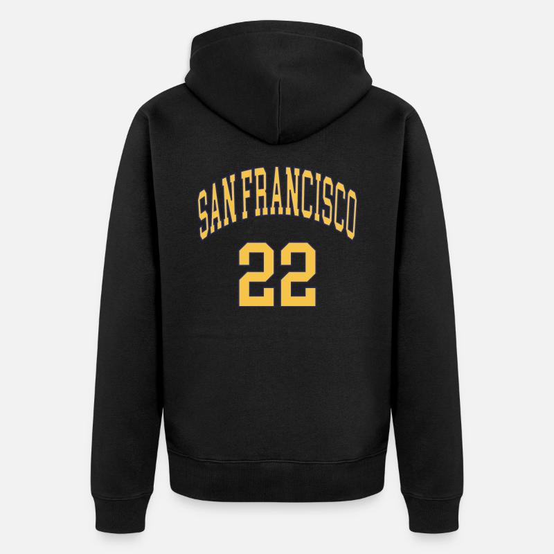 San Francisco 22 - Veste à capuche bio Premium Unisexe - noir
