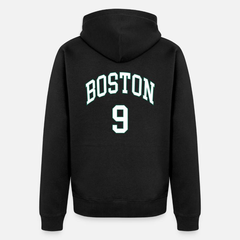 Boston 9 - Veste à capuche bio Premium Unisexe - noir