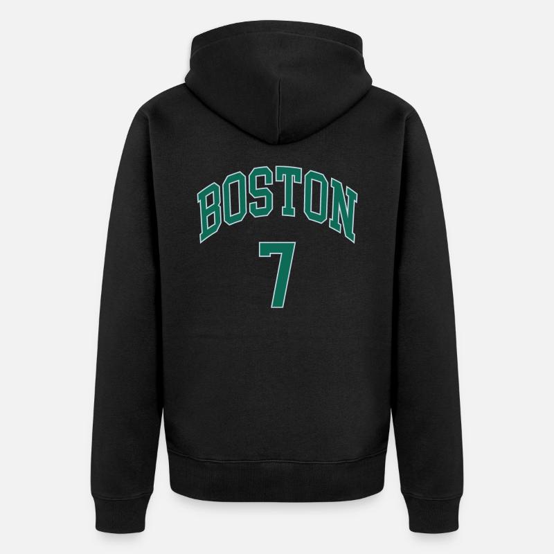 Boston 7 - Veste à capuche bio Premium Unisexe - noir