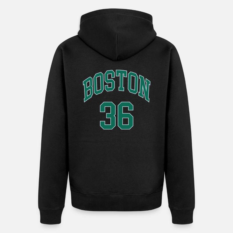 Boston 36 - Veste à capuche bio Premium Unisexe - noir