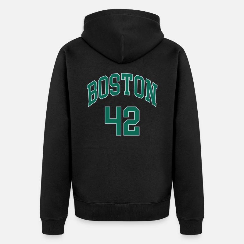 Boston 42 - Veste à capuche bio Premium Unisexe - noir