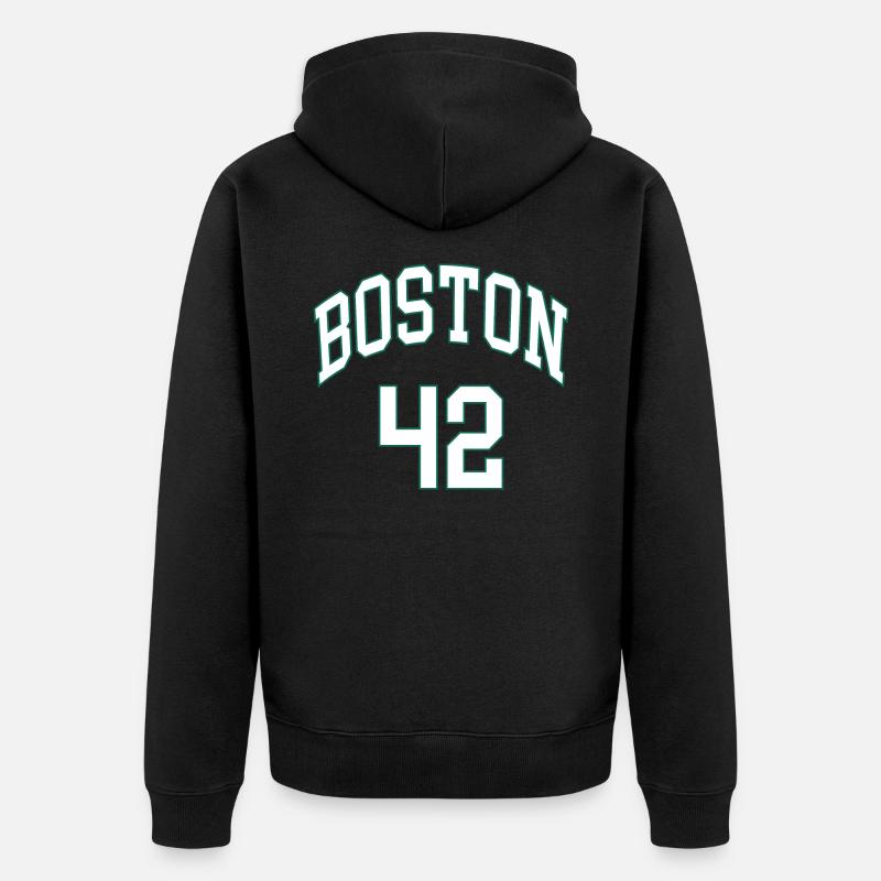 Boston 42 - Veste à capuche bio Premium Unisexe - noir