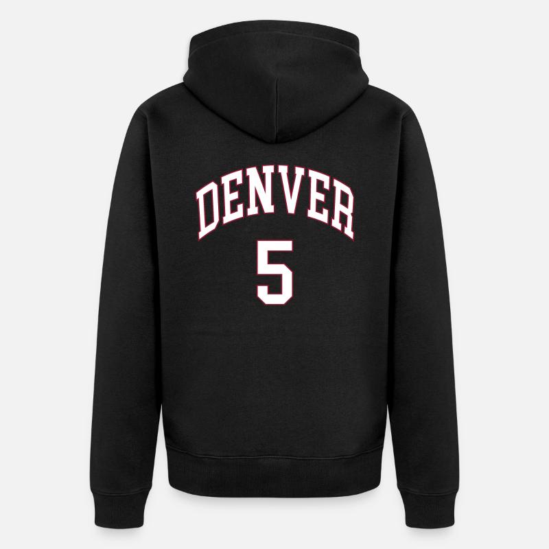 Denver 5 - Veste à capuche bio Premium Unisexe - noir