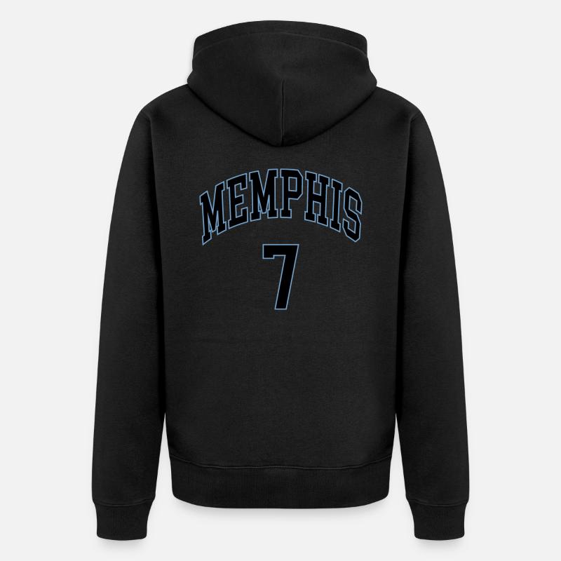 Memphis 7 - Veste à capuche bio Premium Unisexe - noir