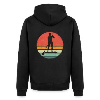 Stand up Paddle SUP Board Surf Paddle Paddle - Veste à capuche bio Premium Unisexe - noir - Dos - Nico (187cm)