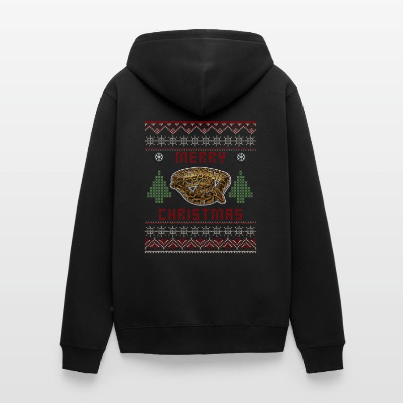 Noël Python birman Veste à capuche bio Premium Unisexe