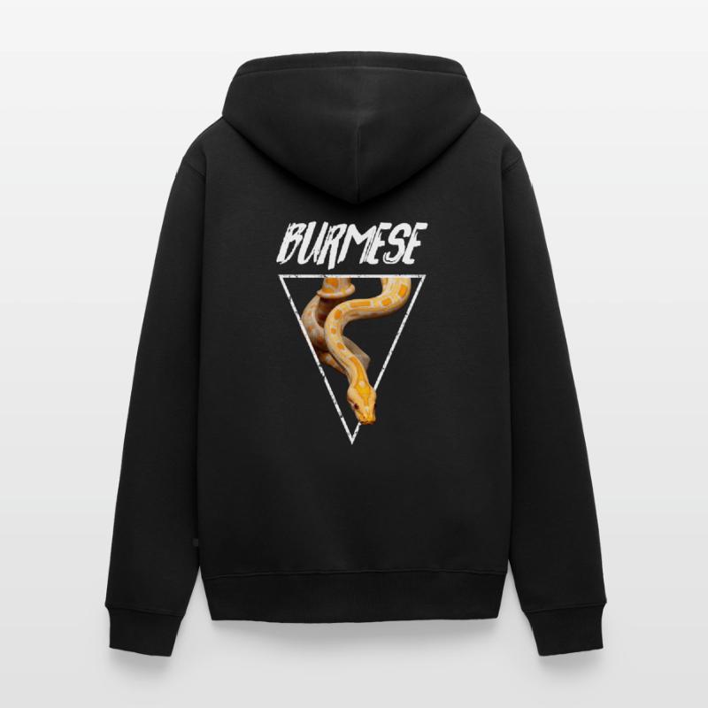 Propriétaire de serpent Python birman Veste à capuche bio Premium Unisexe
