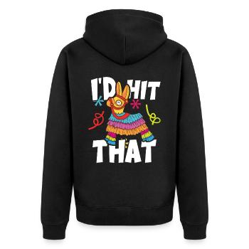 J’avais frappé cette Pinata Mexican Cinco de Mayo Party - Veste à capuche bio Premium Unisexe - noir - Dos - Nico (187cm)