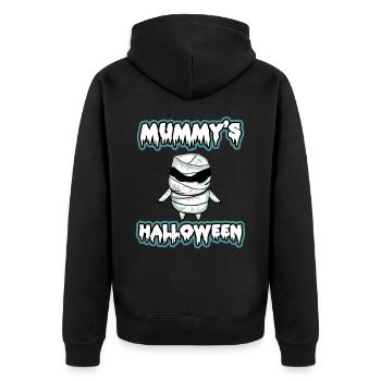 Costume de maman d’Halloween - Veste à capuche bio Premium Unisexe - noir - Dos - Nico (187cm)