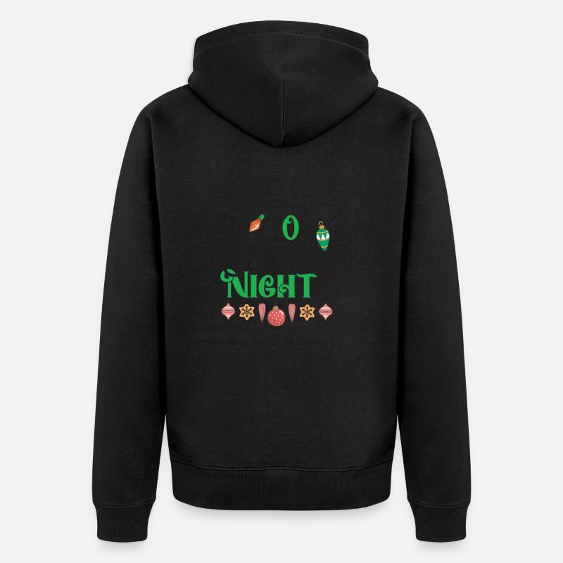 Ô Nuit Sainte - Veste à capuche bio Premium Unisexe - noir