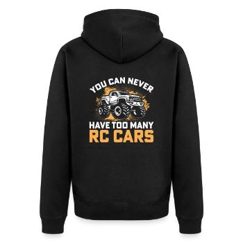 Vous n’avez jamais assez de voitures RC - Veste à capuche bio Premium Unisexe - noir - Dos - Nico (187cm)