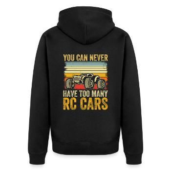 Vous n’avez jamais assez de voitures RC - Veste à capuche bio Premium Unisexe - noir - Dos - Nico (187cm)