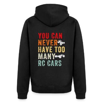 Vous n’avez jamais assez de voitures RC - Veste à capuche bio Premium Unisexe - noir - Dos - Nico (187cm)
