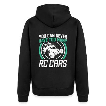 Vous n’avez jamais assez de voitures RC - Veste à capuche bio Premium Unisexe - noir - Dos - Nico (187cm)