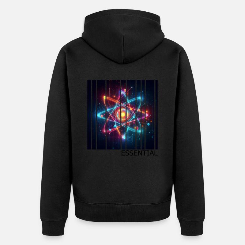 Atome - Veste à capuche bio Premium Unisexe - noir