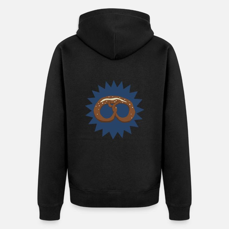 Bretzel Star - Veste à capuche bio Premium Unisexe - noir
