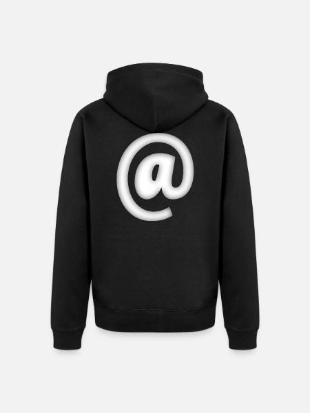 à - Veste à capuche bio Premium Unisexe - noir