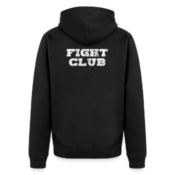 Fight Club - Veste à capuche bio Premium Unisexe - noir - Dos - Nico (187cm)