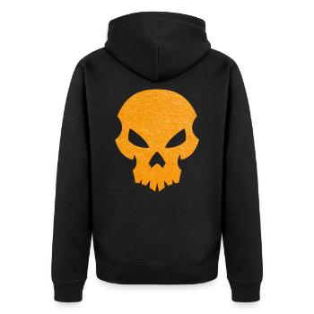 Tête de mort - Veste à capuche bio Premium Unisexe - noir - Dos - Nico (187cm)