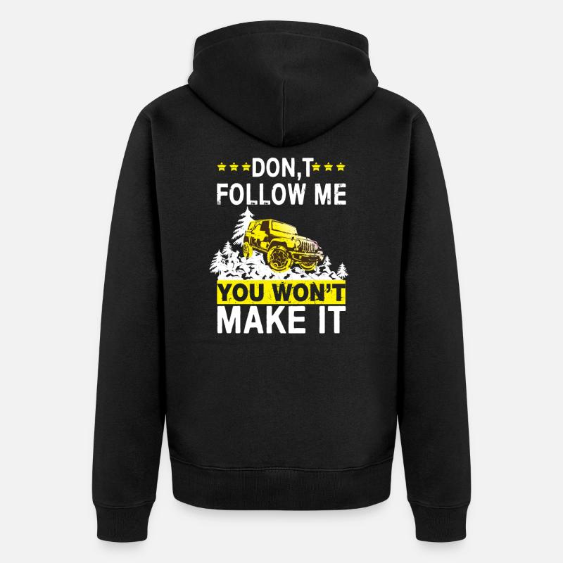 SUVs - Veste à capuche bio Premium Unisexe - noir