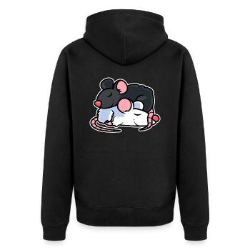 Rats - Veste à capuche bio Premium Unisexe - noir - Dos - Nico (187cm)