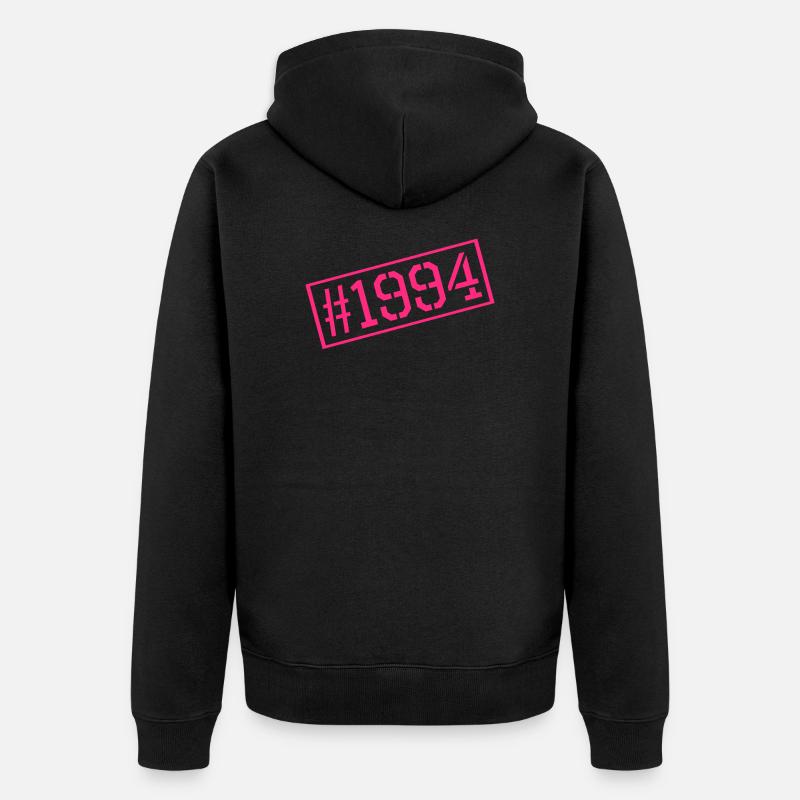 1994 - Veste à capuche bio Premium Unisexe - noir