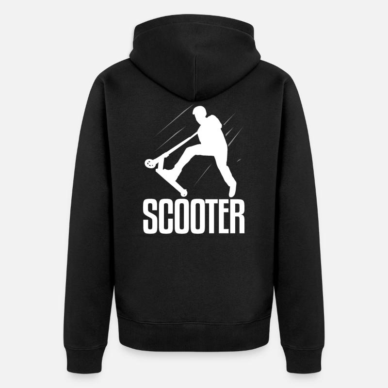 Scooter scooter - Veste à capuche bio Premium Unisexe - noir