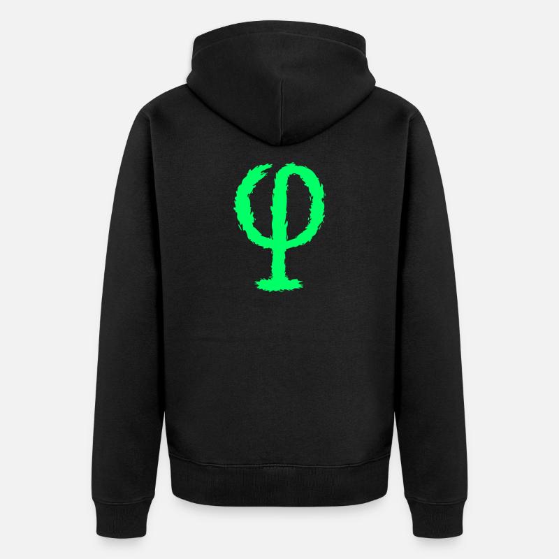 Symbole de rapport - Veste à capuche bio Premium Unisexe - noir