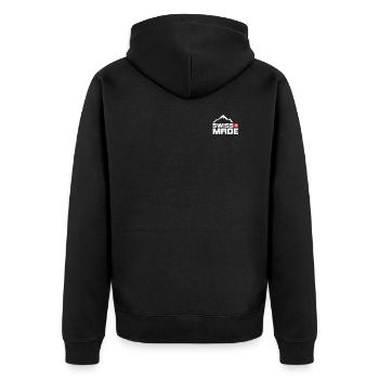 Swiss Made Suisse CH Suisse Suisse Suisse - Veste à capuche bio Premium Unisexe - noir - Dos - Nico (187cm)
