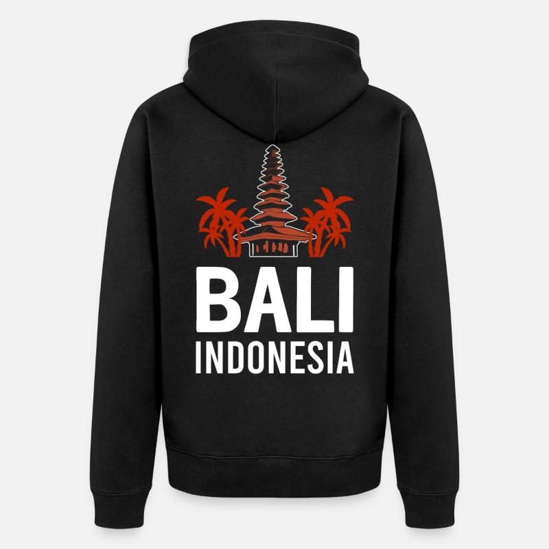 Bali - Veste à capuche bio Premium Unisexe - noir