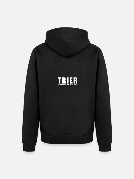Coordonnées de Trèves - Veste à capuche bio Premium Unisexe - noir