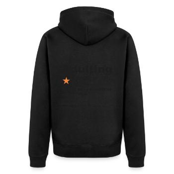 Adulting Would Not Recommend Funny Sayings, Adult - Veste à capuche bio Premium Unisexe - noir - Dos - Nico (187cm)