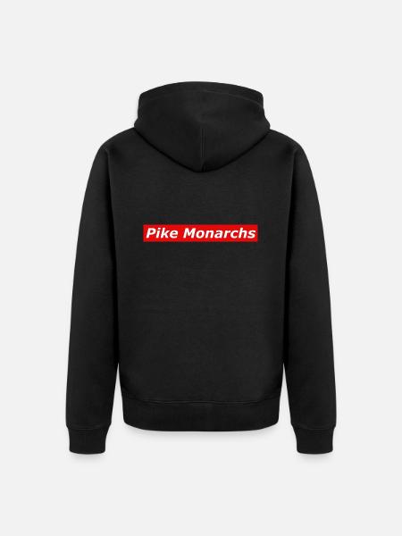 Pike Monarchs - Unisex Premium Bio Zip Hoodie - Schwarz
