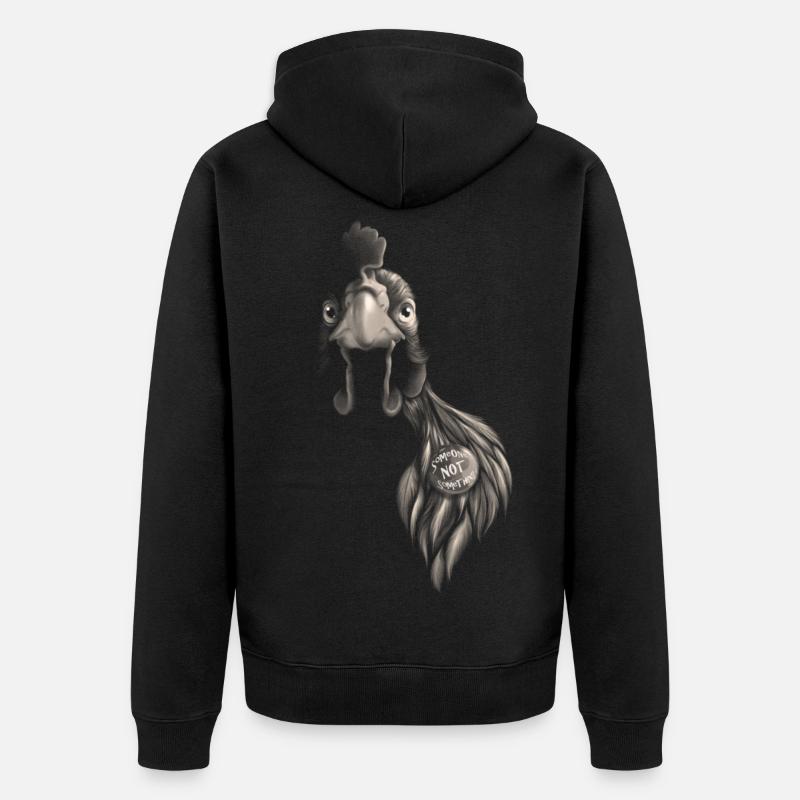 Someone NOT something - Veste à capuche bio Premium Unisexe - noir