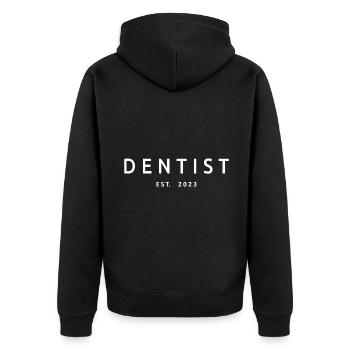 Dentiste Est. 2023 Diplômé en dentisterie Étudiant - Veste à capuche bio Premium Unisexe - noir - Dos - Nico (187cm)