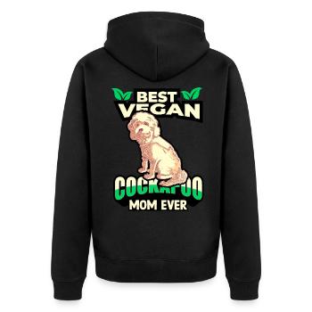Cockapoo - Veste à capuche bio Premium Unisexe - noir - Dos - Nico (187cm)
