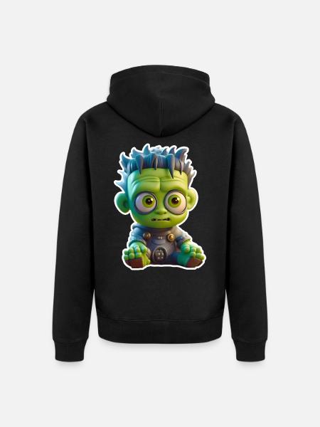 Bébé - Veste à capuche bio Premium Unisexe - noir