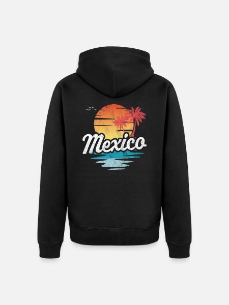 Mexico - Unisex Premium Organic Zip Hoodie - black