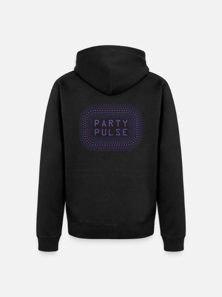 Pouls du parti - Veste à capuche bio Premium Unisexe - noir