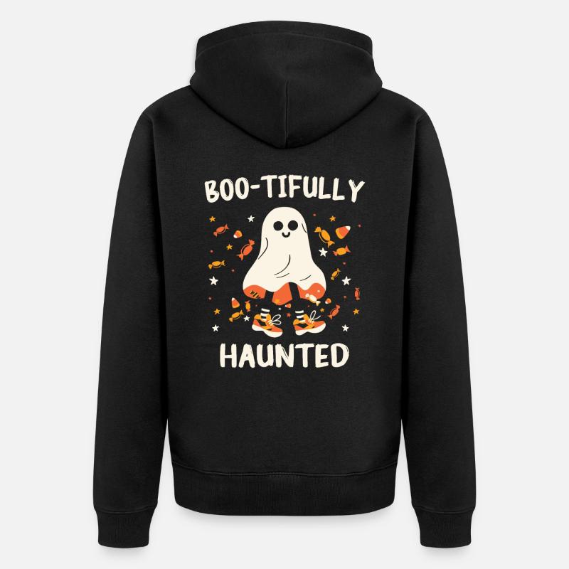 Costume d’Halloween effrayant - Veste à capuche bio Premium Unisexe - noir