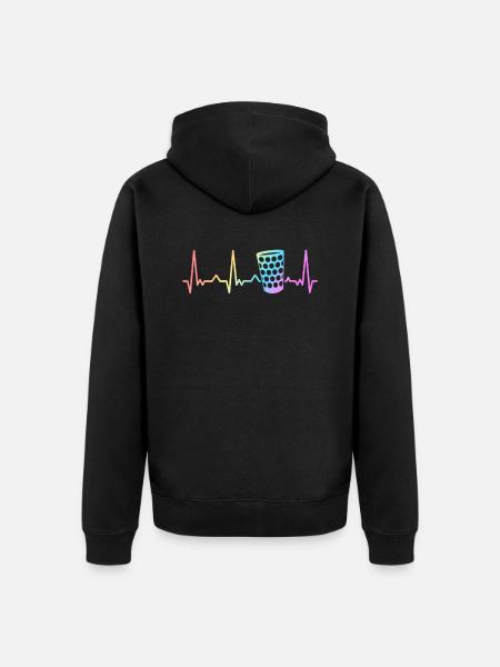 Palatinate Palatinate Rhineland-Palatinate - Unisex Premium Organic Zip Hoodie - black