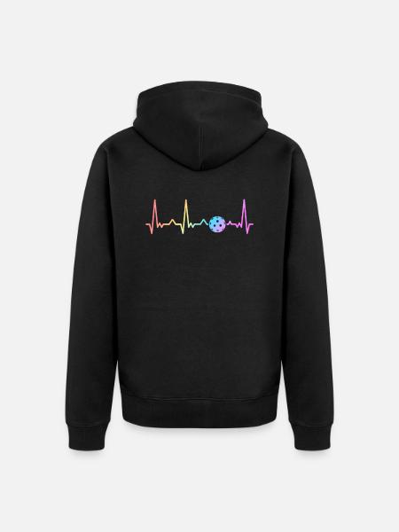 Pickleball Pickleballer Sport - Unisex Premium Organic Zip Hoodie - black
