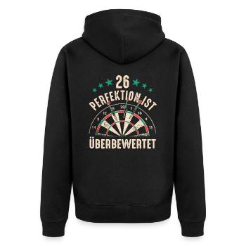 Fléchettes Fléchettes Joueur de fléchettes Fléchettes Sport - Veste à capuche bio Premium Unisexe - noir - Dos - Nico (187cm)