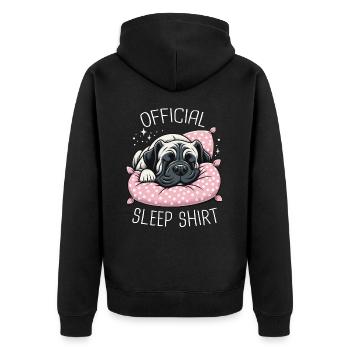 Cane Corso Chien - Veste à capuche bio Premium Unisexe - noir - Dos - Nico (187cm)