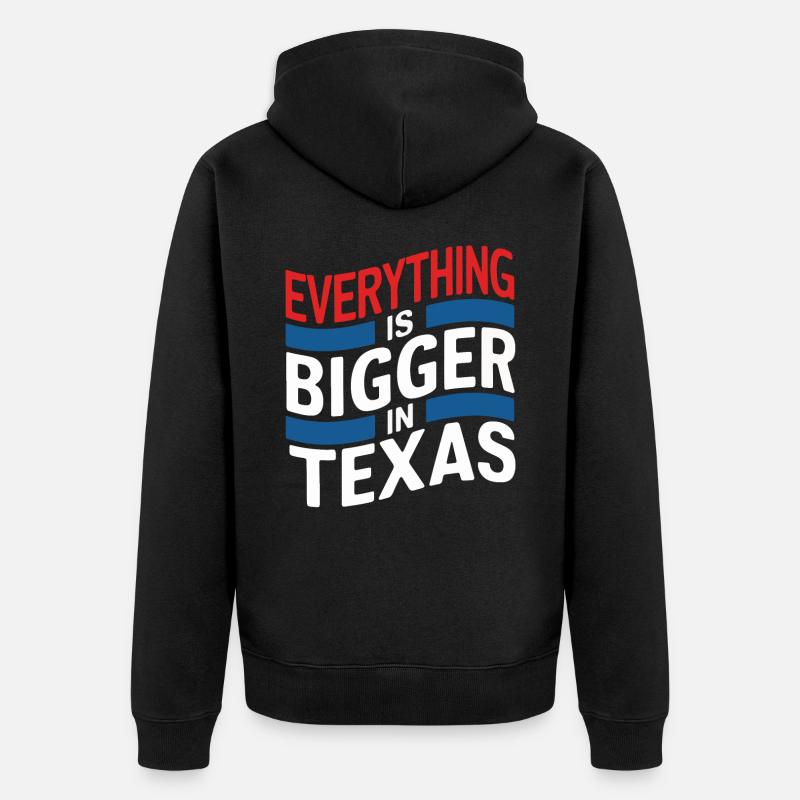 Texas State Texans Texas - Veste à capuche bio Premium Unisexe - noir